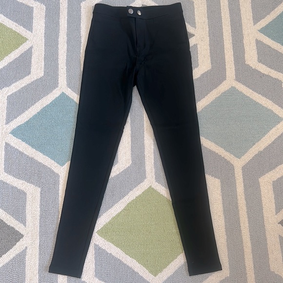 SP-68 Magic Pants from Korea, Black Skinny Petite Denim, O/S - Picture 5 of 10